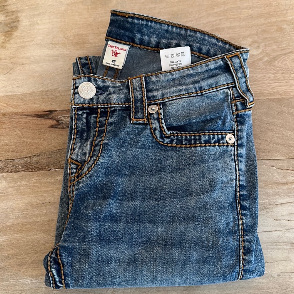 TRUE RELIGION STELLA SKINNY JEAN SIZE 27
